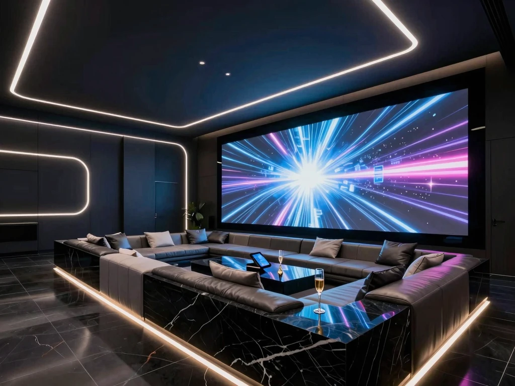 초대형 가라오케 생일 파티룸 세팅